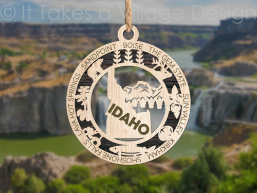 Idaho Christmas Ornament