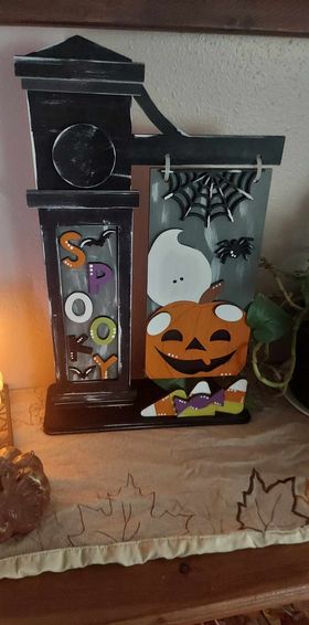 Ghost Signpost on table